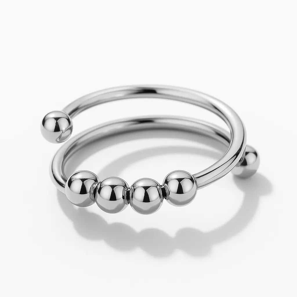 Bague Anti Stress Billes Rotatives | Nahia