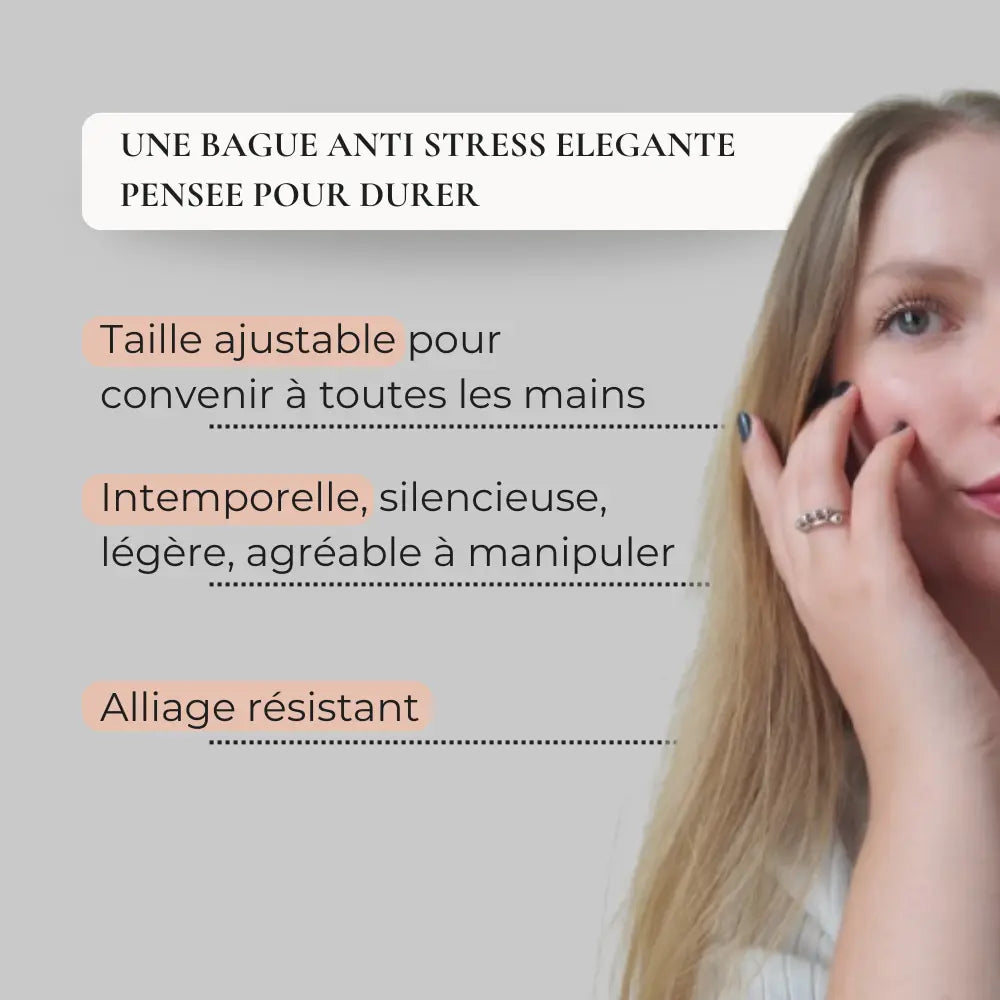 Bague Anti Stress Spinner | Asteria